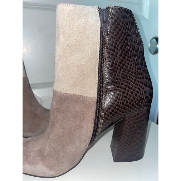 Chinese Laundry Kristin Cavallari Santorini Heeled Ankle Boots size 9.5 Leather - Picture 8 of 13